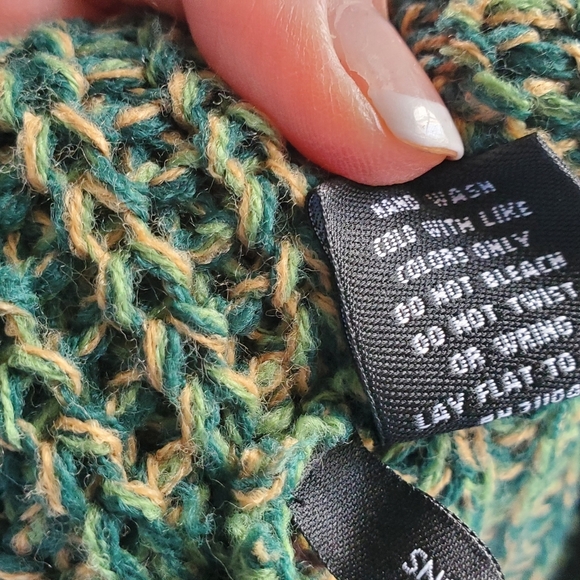 New Direction Green Marled Sweater Size Large - Picture 4 of 4